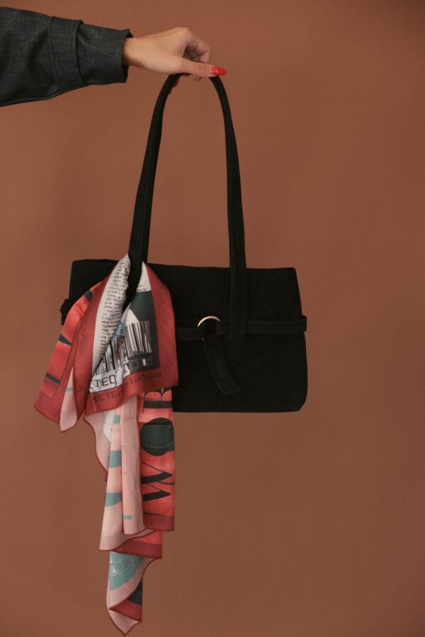 ჩანთა, "city bag", შავი - "Ketevanne's • ქეთევანეს"