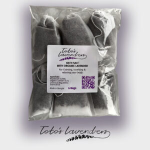 ლავანდის აბაზანის მარილები - "ტოტოს ლავანდები • Toto's Lavenders"