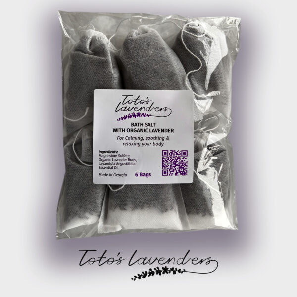 ლავანდის აბაზანის მარილები - "ტოტოს ლავანდები • Toto's Lavenders"