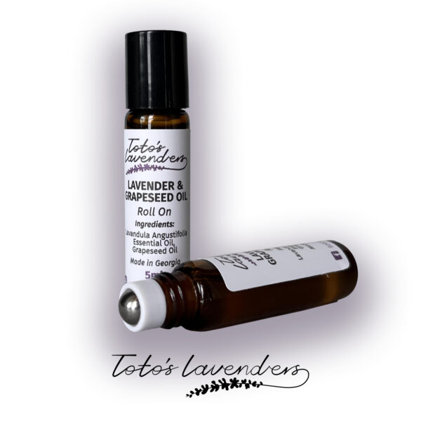 ლავანდისა და წიპწის ზეთის როლერი - "ტოტოს ლავანდები • Toto's Lavenders"