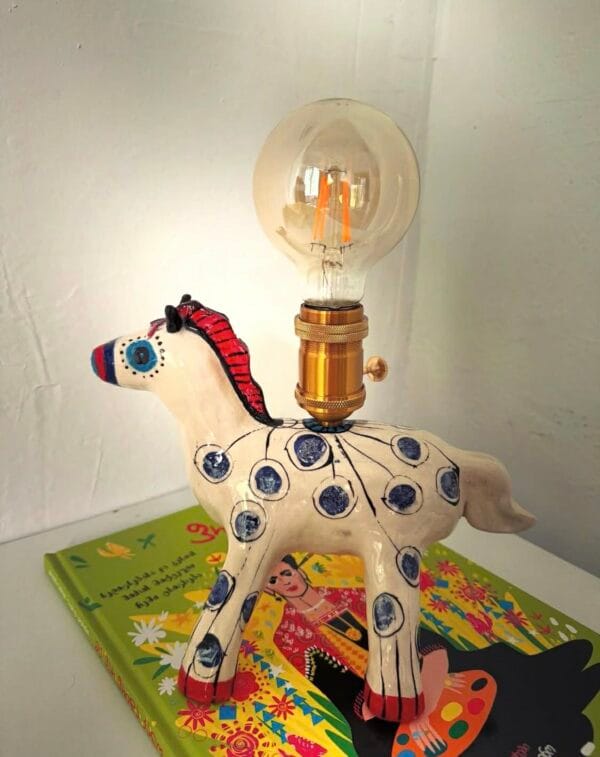 საბავშვო სანათი, ცხენი - "TN ceramics"