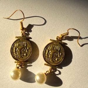 საყურე, ალ.მაკედონელის მონეტა - "ლეგენდა • Legenda"