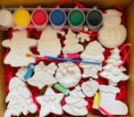 თაბაშირის გასაფერადებელი ფიგურების ნაკრები - "ჯადოსნური ყუთი"