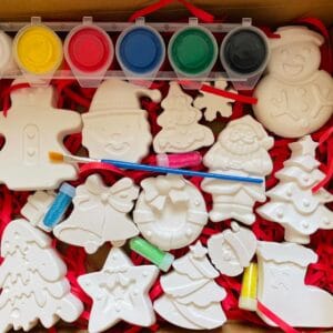 თაბაშირის გასაფერადებელი ფიგურების ნაკრები - "ჯადოსნური ყუთი"