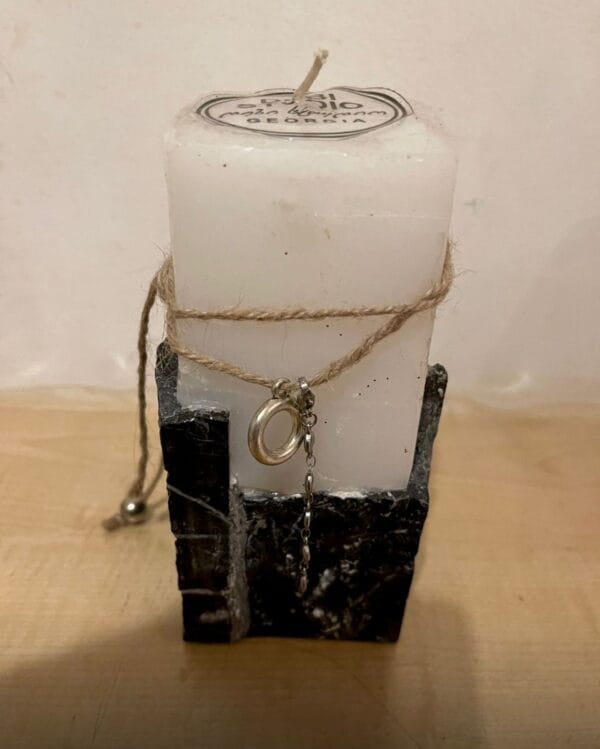 დეკორატიული ქვა-სანთელი - "DEBI STUDIO • დები სტუდიო"