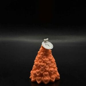 სანთელი, გულებიანი ნაძვი (სტაფილოსფერი) - "ანანკე• Ananke"