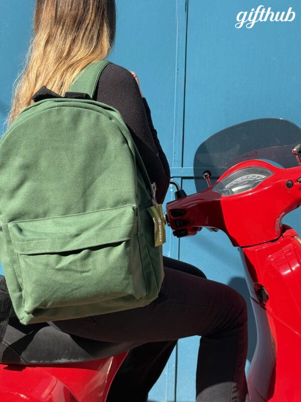 ზურგჩანთა, მწვანე - "დედიკო • Dediko"