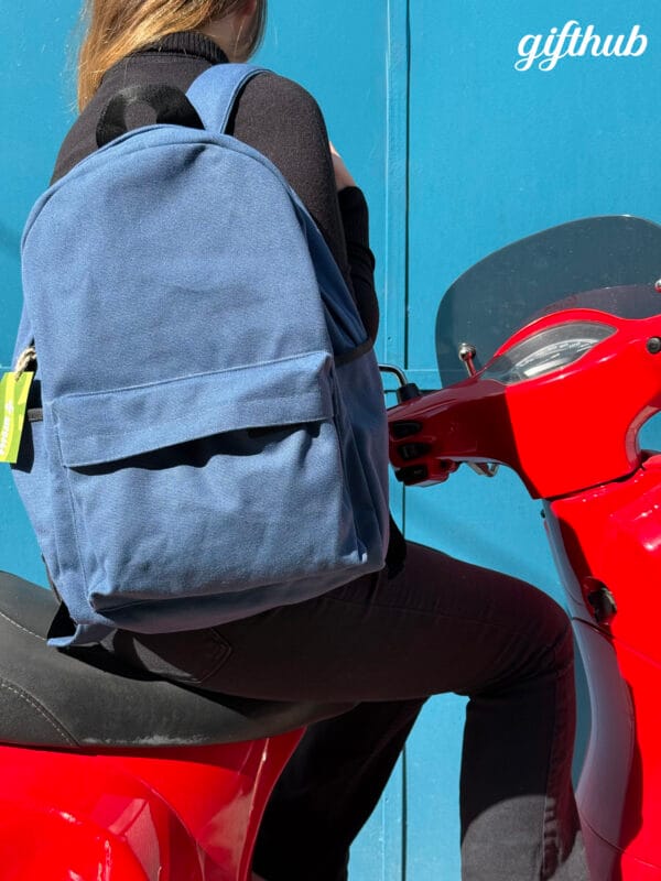 ზურგჩანთა, ლურჯი - "დედიკო • Dediko"