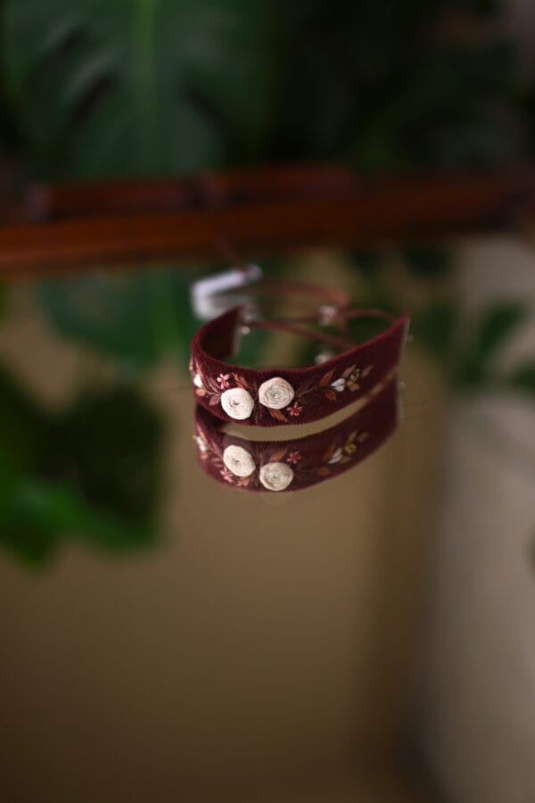 ხელით ნაქარგი სამაჯური - "ketevan karchava • ქეთევან ქარჩავა"