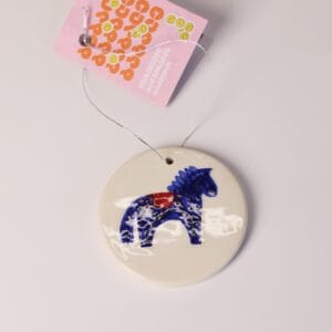 ნაძვის ხის სათამაშო, ლურჯი ცხენი - "ბაბალე • Babale"