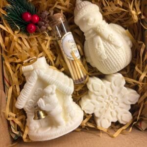 სანთლების საახალწლო ნაკრები - "მოლდი"