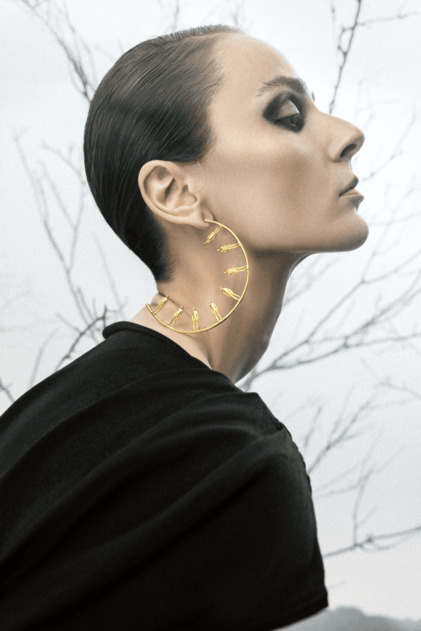 საყურე "MOVMENT"- NINO SEPO