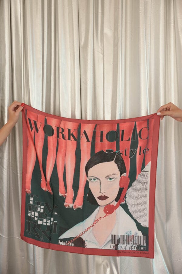 შარფი, "Workaholic" - "Ketevanne's • ქეთევანეს"