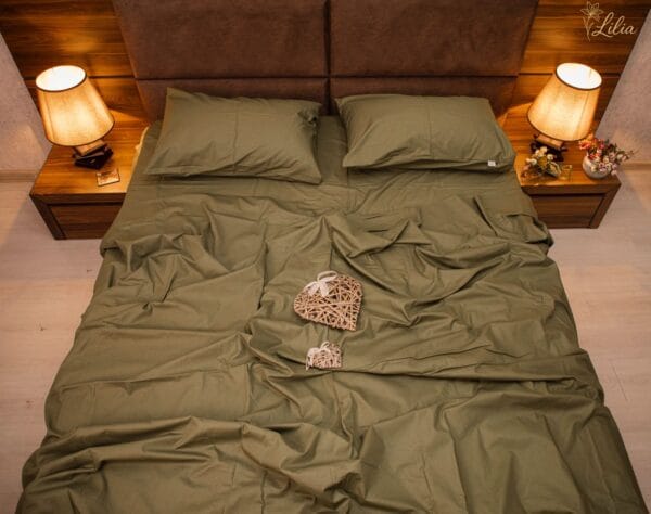 თეთრეული, ჭაობისფერი - "Lilia • ლილია"