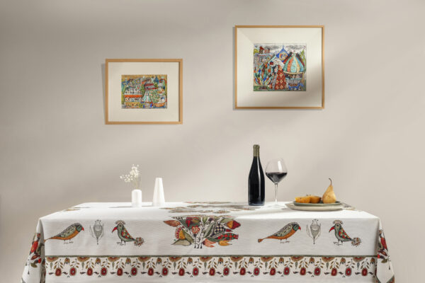 სუფრა, "ელენეს ჩიტები" - "Oda Souvenirs • ოდა სუვენირები"