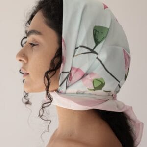 შარფი, "Lotus flower" - "Ketevanne's • ქეთევანეს"