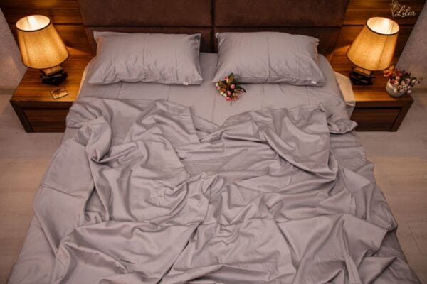 თეთრეული, ნაცრისფერი - "Lilia • ლილია"