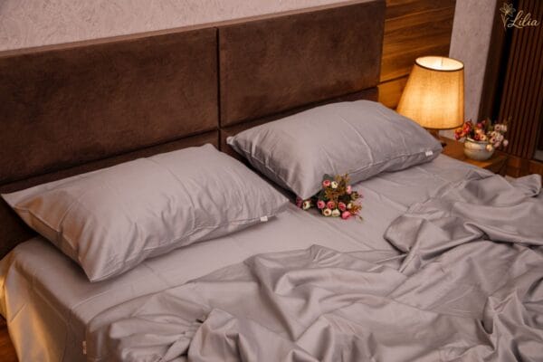 თეთრეული, ნაცრისფერი - "Lilia • ლილია"