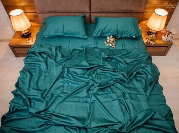 თეთრეული, მწვანე - "Lilia • ლილია"