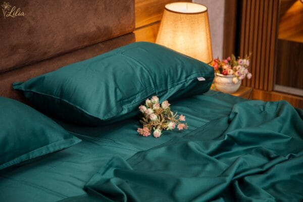 თეთრეული, მწვანე - "Lilia • ლილია"