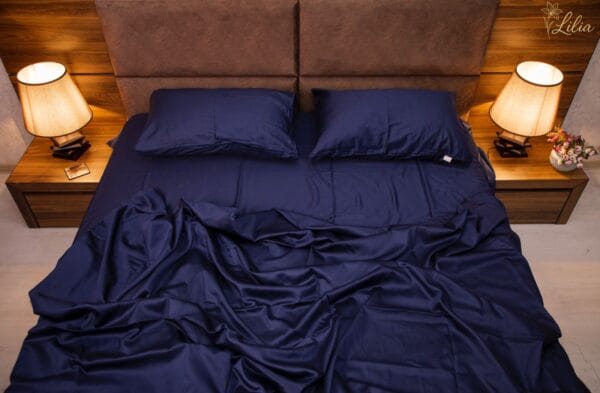 თეთრეული, ლურჯი - "Lilia • ლილია"