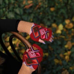 ხელთათმანი, ჭრელი - "მზევინარი • Mzevinari"