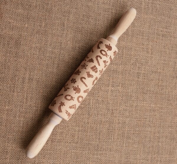 ცომის საბრტყელებელი საახალწლო ფიგურებით - "ბამბუკა • Bambuka"