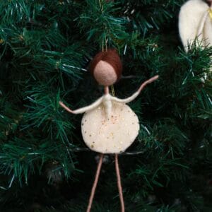 ნაძვის ხის სათამაშო, ბალერინა - "Sofi's Felt Art"