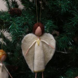 ნაძვის ხის სათამაშო, ანგელოზი - "Sofi's Felt Art"