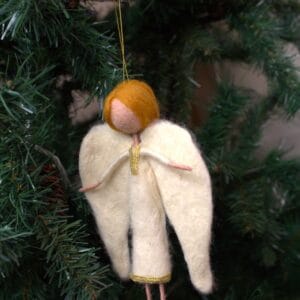 ნაძვის ხის სათამაშო, ანგელოზი - "Sofi's Felt Art"