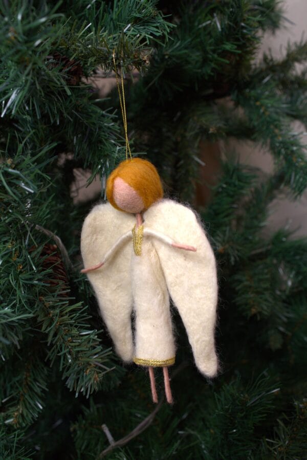 ნაძვის ხის სათამაშო, ანგელოზი - "Sofi's Felt Art"