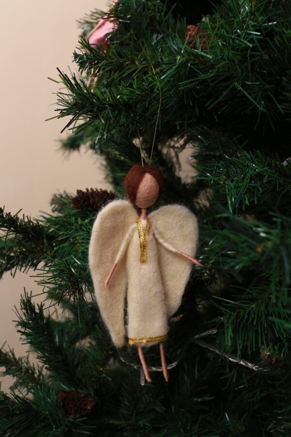 ნაძვის ხის სათამაშო, ანგელოზი - "Sofi's Felt Art"