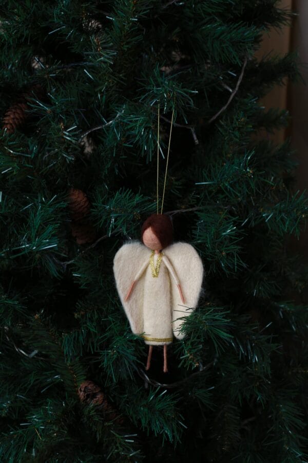 ნაძვის ხის სათამაშო, ანგელოზი - "Sofi's Felt Art"