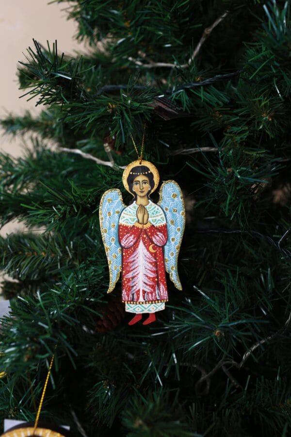 ნაძვის ხის სათამაშო, ანგელოზი - "Baia Art Studio • ბაია არტ სტუდიო"