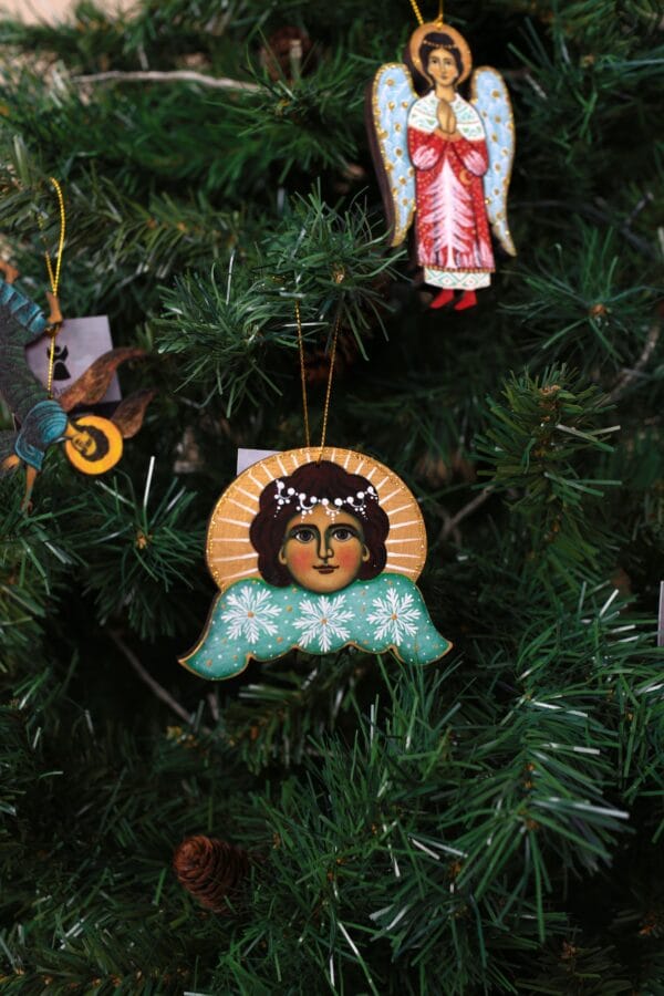 ნაძვის ხის სათამაშო, ქერუბიმი - "Baia Art Studio • ბაია არტ სტუდიო"