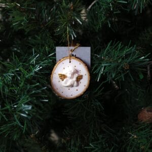 ნაძვის ხის სათამაშო, ანგელოზი - "Baia Art Studio • ბაია არტ სტუდიო"