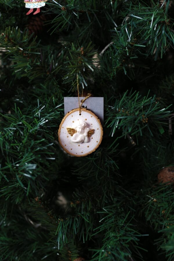 ნაძვის ხის სათამაშო, ანგელოზი - "Baia Art Studio • ბაია არტ სტუდიო"