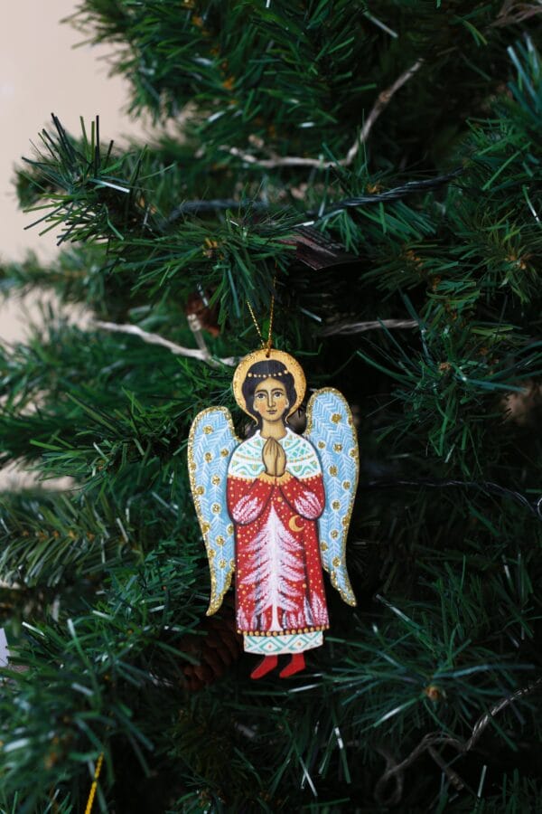 ნაძვის ხის სათამაშო, ანგელოზი - "Baia Art Studio • ბაია არტ სტუდიო"