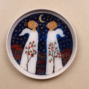 თეფში, ანგელოზები - "KETO Handmade"