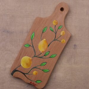 ხის დაფა ლიმონებით - "ბროწეულა • BROWEULA"