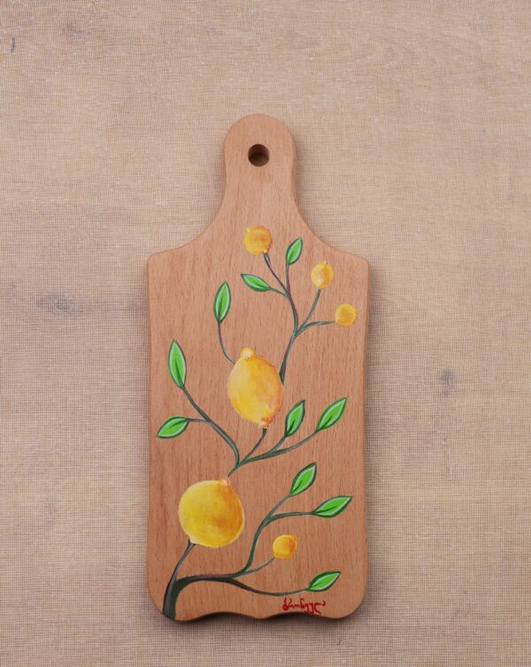 ხის დაფა ლიმონებით - "ბროწეულა • BROWEULA"