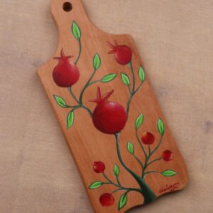 ხის დაფა ბროწეულებით - "ბროწეულა • BROWEULA"