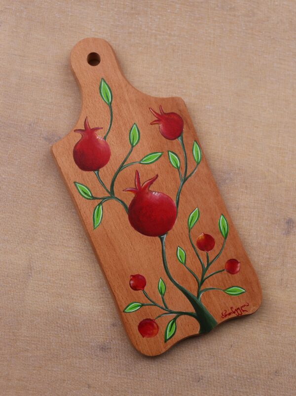 ხის დაფა ბროწეულებით - "ბროწეულა • BROWEULA"