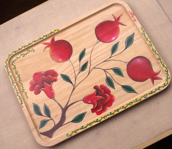 ხის დაფა ბროწეულებით - "ბროწეულა • BROWEULA"