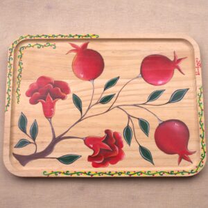 ხის დაფა ბროწეულებით - "ბროწეულა • BROWEULA"