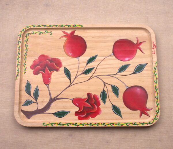 ხის დაფა ბროწეულებით - "ბროწეულა • BROWEULA"