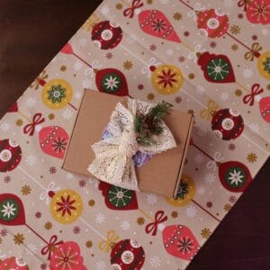 საახალწლო რანერი, ხორცისფერი