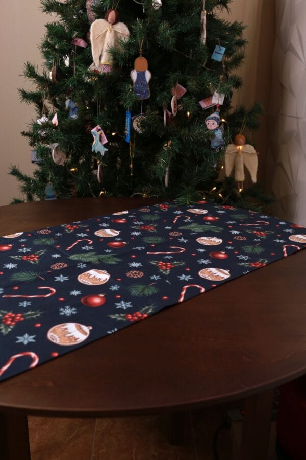 საახალწლო რანერი, ლურჯი