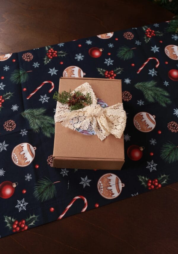 საახალწლო რანერი, ლურჯი