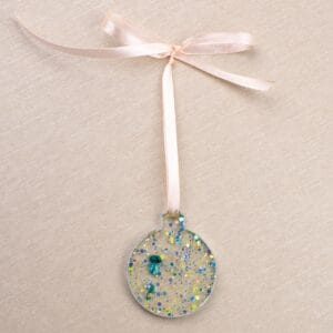 ნაძვის ხის სათამაშო, მრგვალი - "BO EPOXY • ბო ეპოქსი"